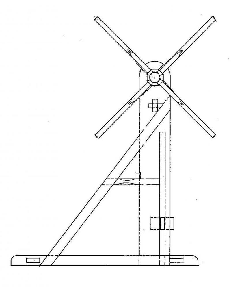 MBT Bergheef uit Historische tuin Aalsmeer - Bouwtekening Schaal 1 : 8 (40.40.040)