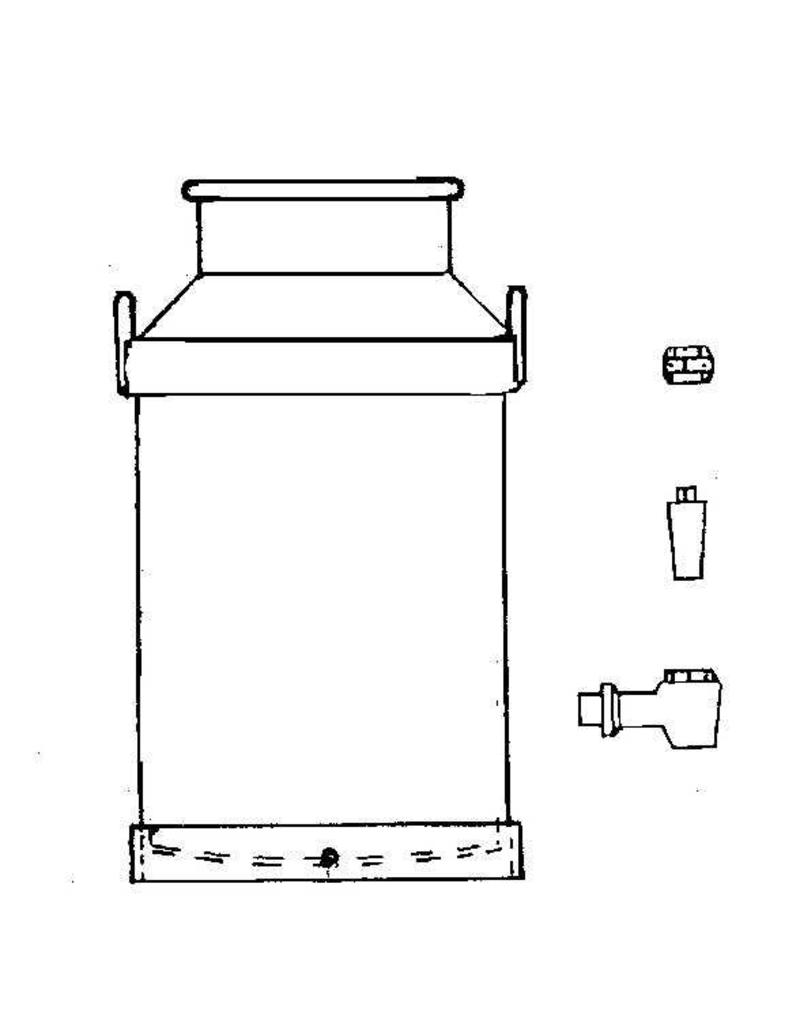 MBT Melkbus met kraan 40 liter - Bouwtekening Schaal 1 : 8 (40.41.012)