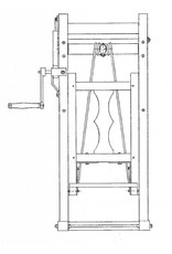 MBT Zakkenlift uit Beernem (B) - Bouwtekening Schaal 1 : 8 (40.41.042)