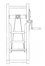 MBT Zakkenlift uit Beernem (B) - Bouwtekening Schaal 1 : 8 (40.41.043)