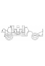 MBT Handbrandspuit uit Barneveld, ca. 1910 - Bouwtekening Schaal 1 : 8 (40.42.004)