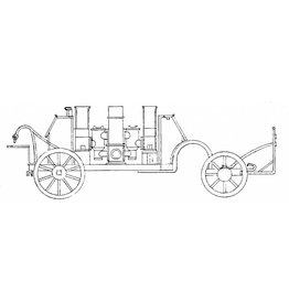 MBT Handfeuerspritze aus Barneveld, ca. 1910 - Bauzeichnung Maßstab 1 : 8 (40.42.004)