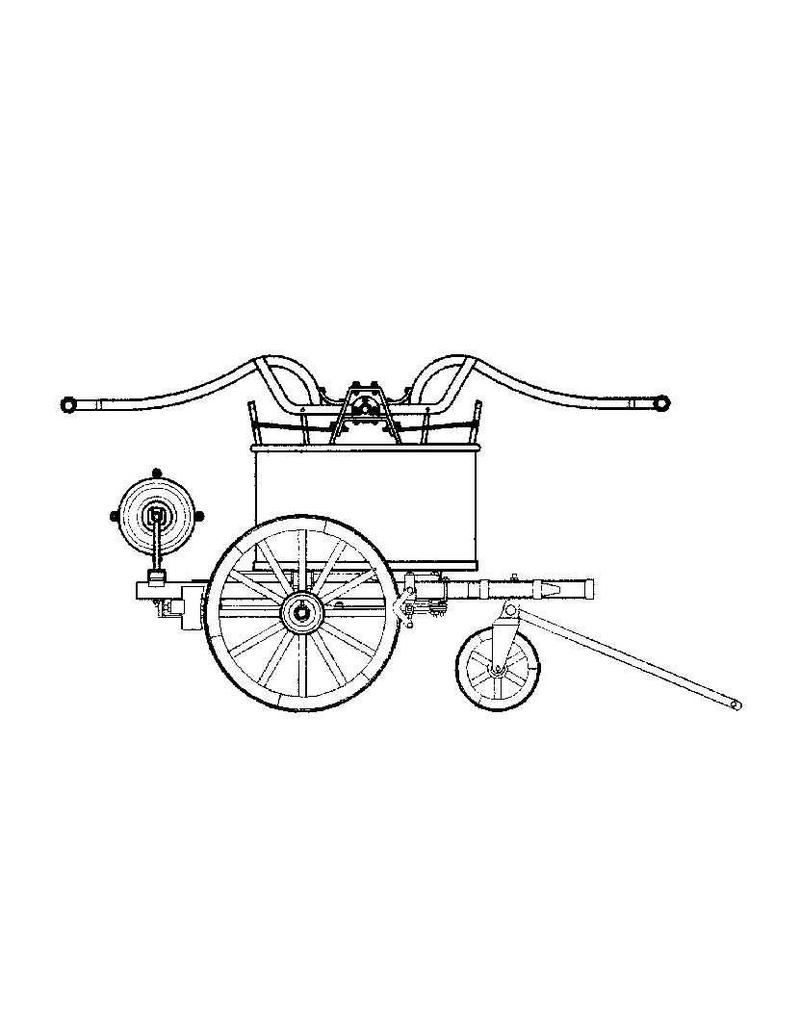 MBT Brandspuit uit Putbroek - Bouwtekening Schaal 1 : 8 (40.42.012)