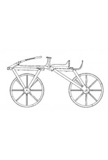 MBT Loopfiets ?817 "draisine" uit Duitsland - Bouwtekening Schaal 1 : 8 (40.43.001)