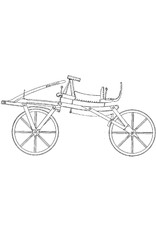MBT Loopfiets, "draisine", ?825 - Bouwtekening Schaal 1 : 8 (40.43.004)