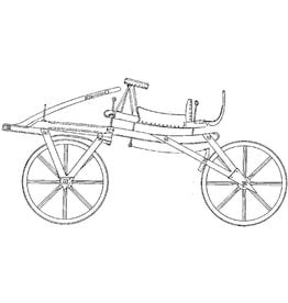 MBT Loopfiets, "draisine", ?825 - Bouwtekening Schaal 1 : 8 (40.43.004)