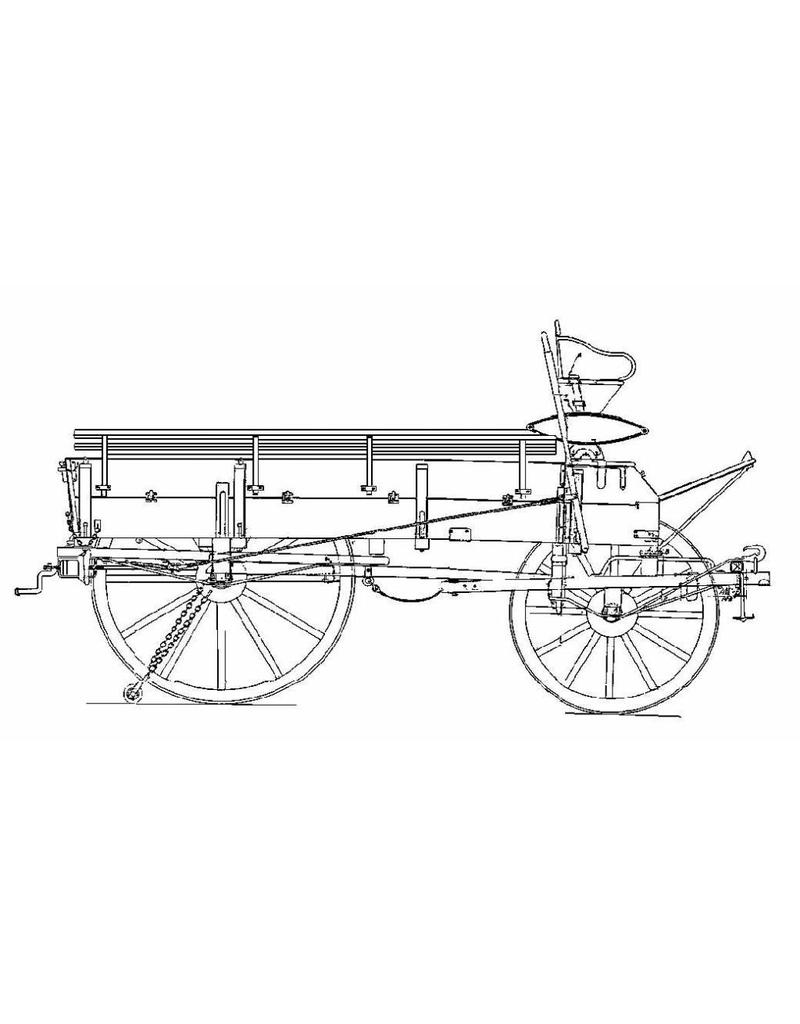 MBT Engelse legerwagen, type GS Mk X - Bouwtekening Schaal 1 : 10 (40.45.004)
