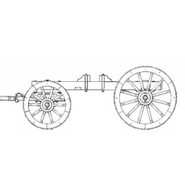MBT Kanonwagen - Bouwtekening Schaal 1 : 10 (40.45.010)