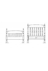 MBT 45.04.002 bed in colonial style
