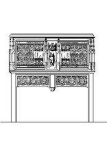 MBT Gotisches Sideboard - Bauzeichnung Maßstab 1 : N/A (45.15.001)