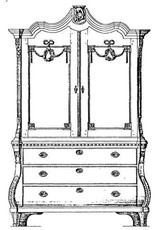 MBT Kabinett (Louis XV-XVI) - Bauzeichnung Maßstab 1 : N/A (45.16.001)