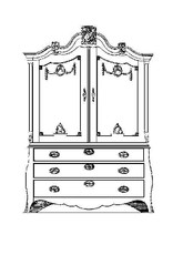 NVM 45.16.002 Cabinet (Louis XV late)