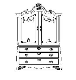 MBT 45.16.002 kabinet (laat Louis XV)