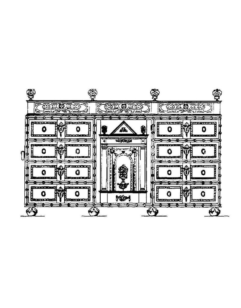 MBT Spaans schrijfkabinet - Bouwtekening Schaal 1 : N/A (45.16.006)