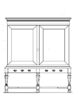 MBT Barok kabinet - Bouwtekening Schaal 1 : N/A (45.16.012)