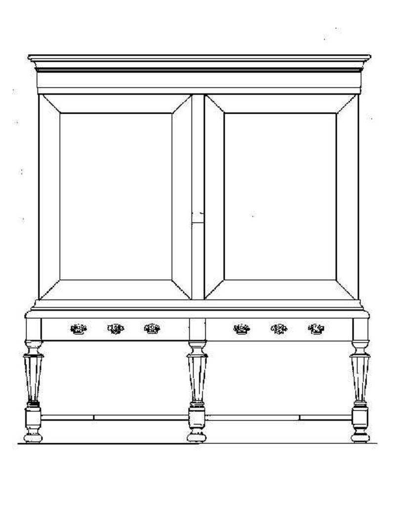 MBT Barok kabinet - Bouwtekening Schaal 1 : N/A (45.16.012)