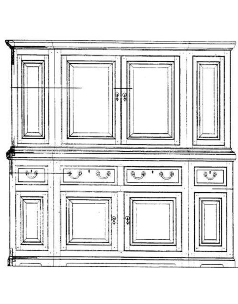 NVM 45.16.017 Chippendale cabinet