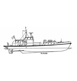 MBT 16.18.036 Lotsentender ms Walvis (1963) - Lotsenwesen Niederlande