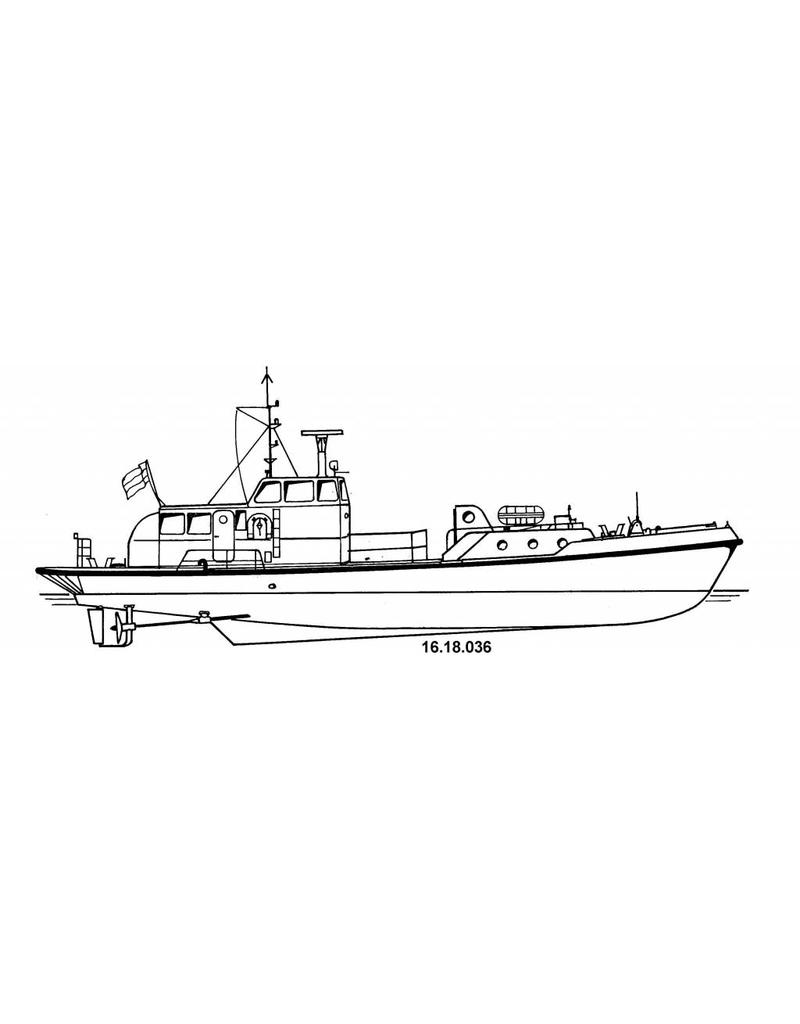 MBT 16.18.036 loodstender ms Walvis (1963) - Loodswezen Nederland