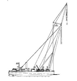 NVM 16.19.008 drijvende bok "Antilope" (1976) - 60 ton