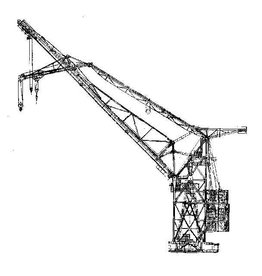 MBT 16.19.015 drijvende kraan 350 Ton