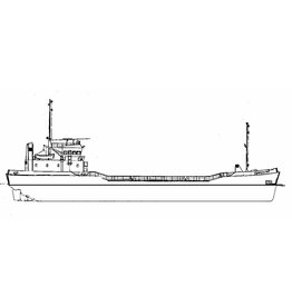 MBT 16.19.028 selbstfahrender Spaltprahm / Steinschütter ms "Koraalzee" (1985)
