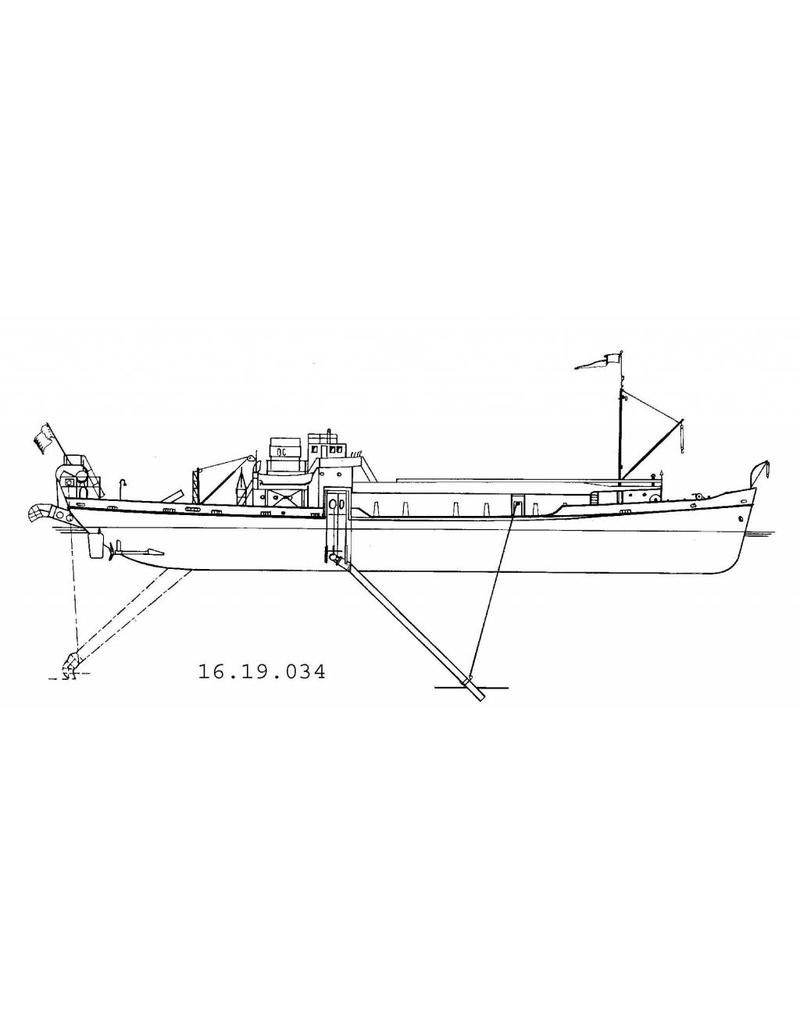 MBT 16.19.034 hopperzuiger ms "Vlaanderen 1" (1951) - Baggerwerken Decloedt - DEME