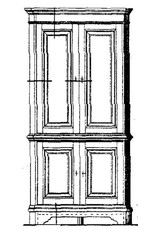 MBT Hoekkast - Bouwtekening Schaal 1 : N/A (45.17.012)