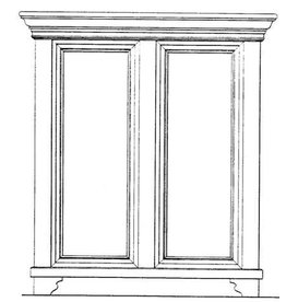 MBT Tweedeurskast - Bouwtekening Schaal 1 : N/A (45.17.016)