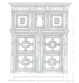 MBT Neo-Renaissance Schrank - Bauzeichnung Maßstab 1 : N/A (45.17.019)
