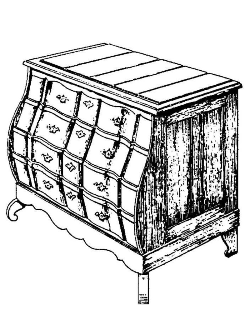 MBT Brabantse ladencommode - Bouwtekening Schaal 1 : N/A (45.18.001)