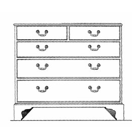 MBT 45.18.002 Engelse ladecommode
