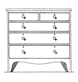 MBT 45.18.003 chest of drawers
