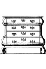 MBT Louis XV commode - Bouwtekening Schaal 1 : N/A (45.18.007)
