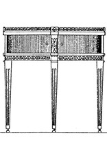 MBT Louis XVI halve maan commode - Bouwtekening Schaal 1 : N/A (45.18.009)