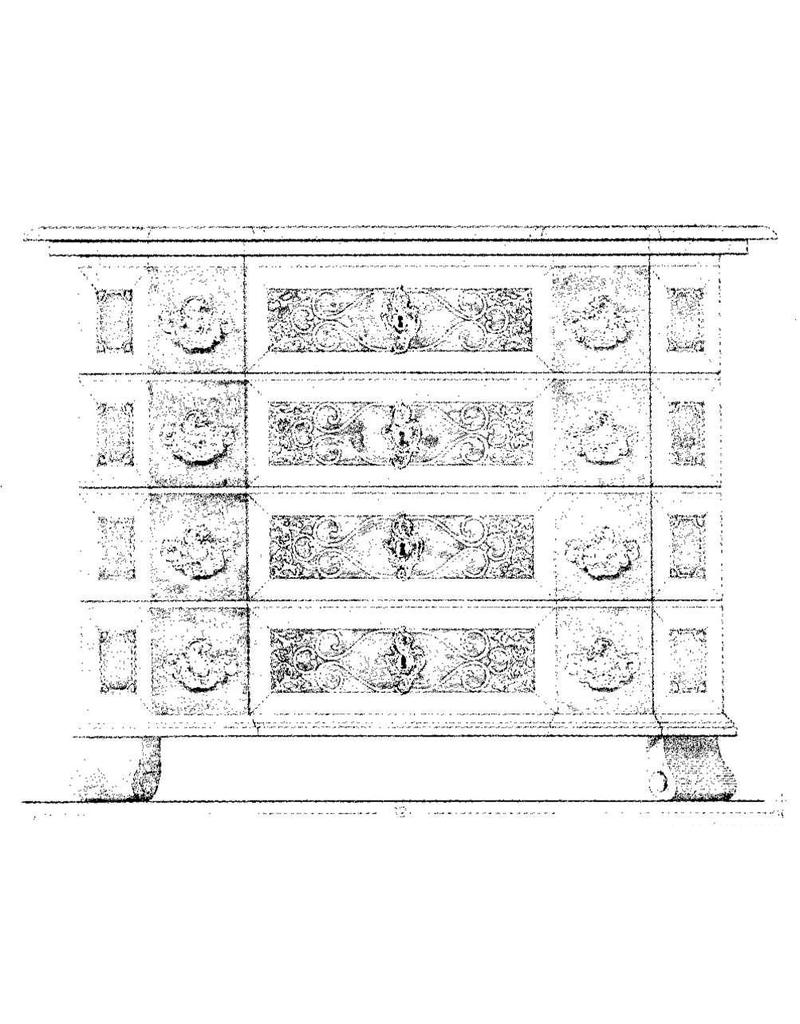 MBT 45.18.012 chest of drawers with intarsia
