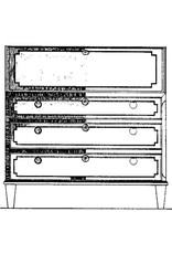 MBT Louis XVI Sekretär - Bauzeichnung Maßstab 1 : N/A (45.19.003)