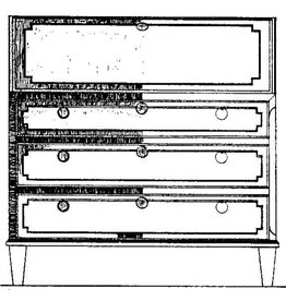MBT Louis XVI Sekretär - Bauzeichnung Maßstab 1 : N/A (45.19.003)