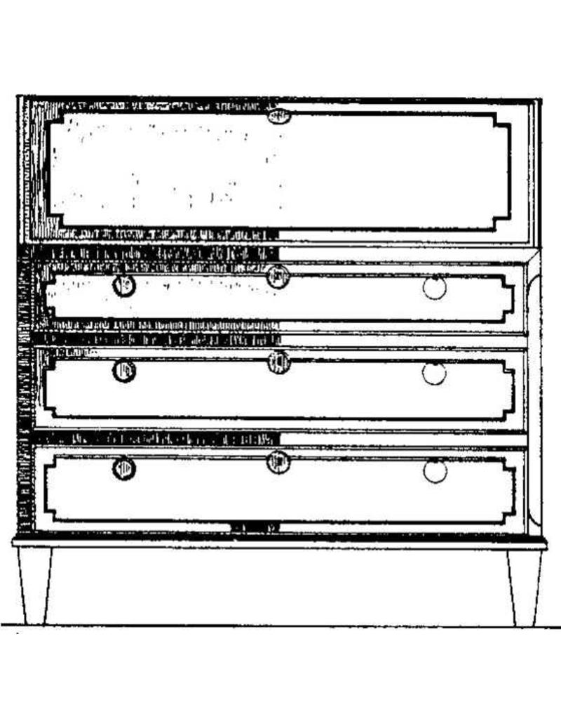 MBT Louis XVI secretaire - Bouwtekening Schaal 1 : N/A (45.19.003)