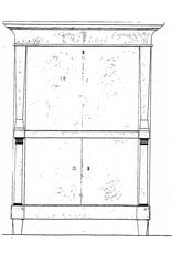MBT 45.19.010 Biedermeier Sekretär