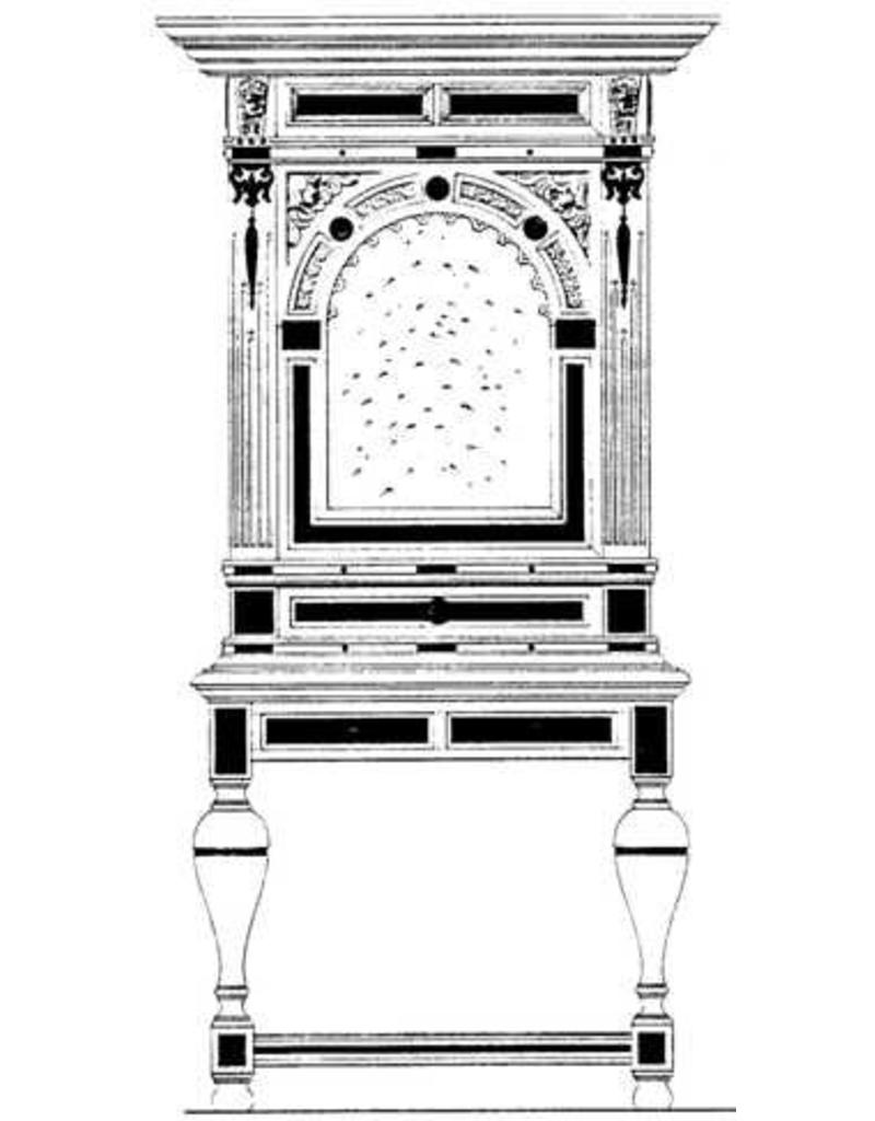 NVM 45.20.006 Toog cabinet on table base