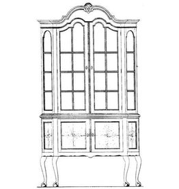 MBT 45.21.005 Chippendale vitrinekast