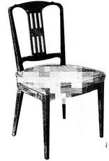 NVM 45.35.004 Chippendale dining chair