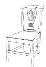 MBT 45.35.005 Chippendale dining chair