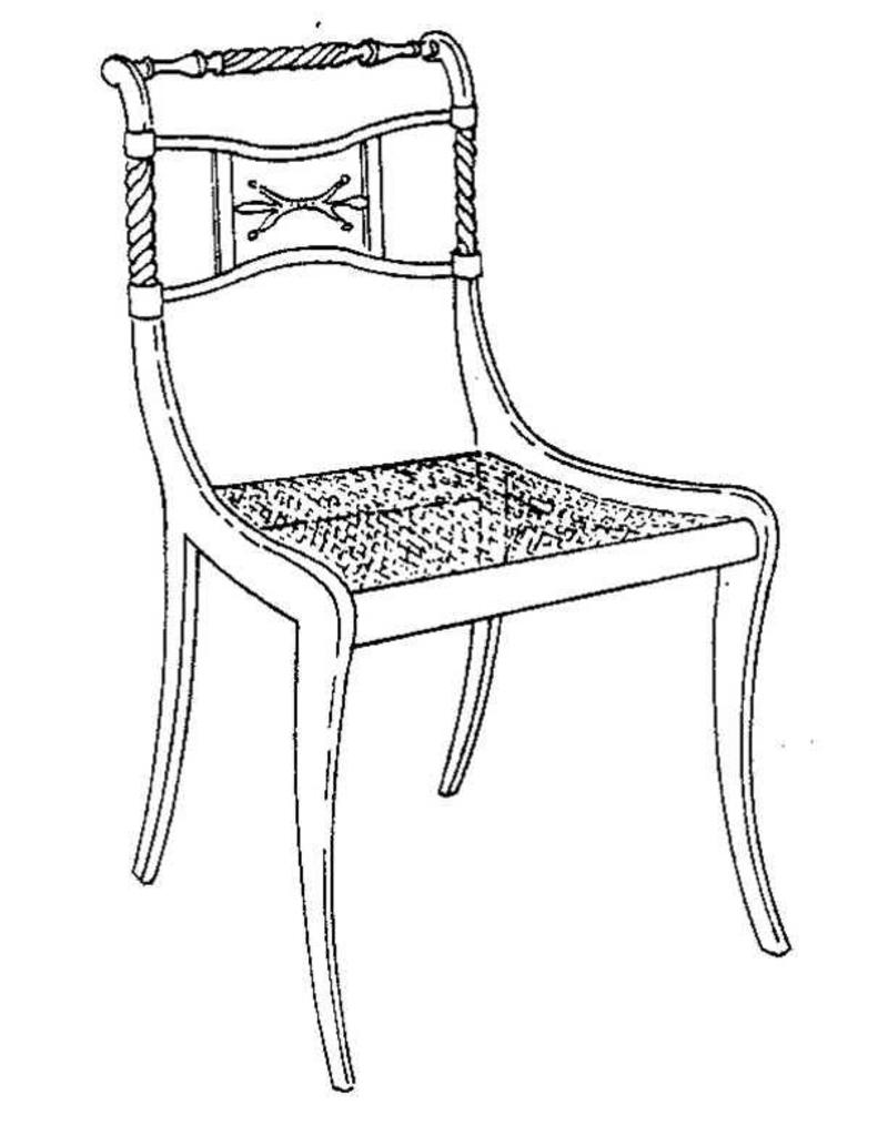 NVM 45.35.008 Biedermeier dining chair