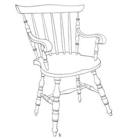 NVM 45.36.002 Windsor Chair "Komm zurück"