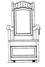 MBT Joined armchair - Bouwtekening Schaal 1 : N/A (45.36.004)
