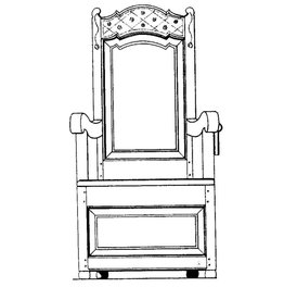 MBT Joined armchair - Bouwtekening Schaal 1 : N/A (45.36.004)