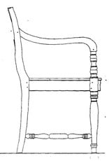 MBT 45.36.005 "Sheraton" Armlehnstuhl