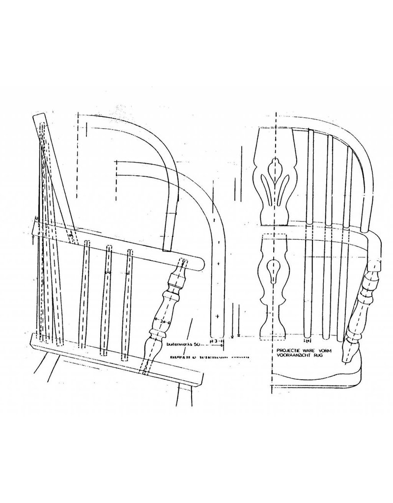 NVM 45.36.007 Windsor Chair, "double-bow-back"